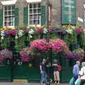 Impressive hanging-baskets outside a pub, Borough Market and North Clapham Tapas, London - 23rd July 2005