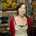 Alex Hill does an in-store set, Richard Panton's Van and Alex Hill at Revolution Records, Diss and Cambridge - 29th July 2005