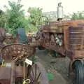 Rusting farm machinery, with a Farmall tractor, Route 78: A Drive Around the San Diego Mountains, California, US - 9th August 2005