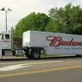 A big 'sem-eye' hauls a trailer-full of beer, Route 78: A Drive Around the San Diego Mountains, California, US - 9th August 2005