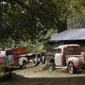 There are a couple of 50s pickups in the yard, Route 78: A Drive Around the San Diego Mountains, California, US - 9th August 2005