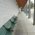 Empty bench and ice machine, Route 78: A Drive Around the San Diego Mountains, California, US - 9th August 2005