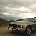 The Mustang hire-car by the roadside, Route 78: A Drive Around the San Diego Mountains, California, US - 9th August 2005