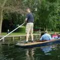 Nick gets a head-start, Qualcomm goes Punting on the Cam, Grantchester Meadows, Cambridge - 18th August 2005