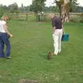 Someone takes their cat for a walk, Qualcomm goes Punting on the Cam, Grantchester Meadows, Cambridge - 18th August 2005