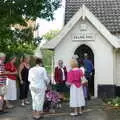 Hanging around by the village hall, Brome Village VE/VJ Celebrations, The Village Hall, Brome, Suffolk  - 4th September 2005