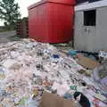 A lorry-load of scrap tiles have been dumped, Dead Transport Artefacts: Abandoned Petrol Station and Little Chef, Kentford, Suffolk - 8th September 2005