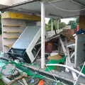 Shop shelves still remain, Dead Transport Artefacts: Abandoned Petrol Station and Little Chef, Kentford, Suffolk - 8th September 2005