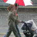 Umbrellas and buggies, Cambridge Floods, Curry Night and an Ipswich Monsoon - 10th September 2005