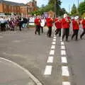 The Gislingham Silver Band leads the march off, Save Hartismere: a Hospital Closure Protest, Eye, Suffolk - 17th September 2005