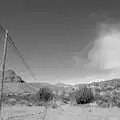 Telegraph pole and cloud, near Jacumba, California Desert: El Centro, Imperial Valley, California, US - 24th September 2005
