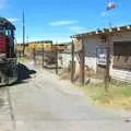 Train and hut at El Centro, California Desert: El Centro, Imperial Valley, California, US - 24th September 2005