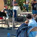 A couple of people watch an accordion player, Scenes and People of Balboa Park, San Diego, California - 25th September 2005