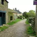 A lane through Lee Farm, The Pennine Way: Lost on Kinder Scout, Derbyshire - 9th October 2005