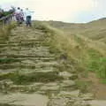 Climbing Jacob's Ladder, The Pennine Way: Lost on Kinder Scout, Derbyshire - 9th October 2005