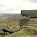 Somewhere near Cluther Rocks, about 630 metres up, The Pennine Way: Lost on Kinder Scout, Derbyshire - 9th October 2005