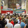 The Cawston's conductor does Jazz Hands, The 28th Norwich Beer Festival, St. Andrew's Hall, Norwich - 26th October 2005