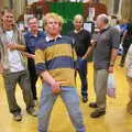 Wavy does a Michael Jackson-style crotch-grab, The 28th Norwich Beer Festival, St. Andrew's Hall, Norwich - 26th October 2005