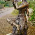 A Thai-style statue, Mother, Mike and the Stiffkey Light Shop, Cley and Holkham - 6th November 2005
