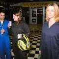 Janet looks wistful, Qualcomm goes Karting in Caxton, Cambridgeshire - 7th November 2005