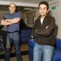 Francis and Arun, Qualcomm goes Karting in Caxton, Cambridgeshire - 7th November 2005