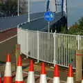 It's a cone-fest near the cycle bridge, Qualcomm Europe All-Hands at the Berkeley Hotel, London - 9th November 2005