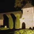 The church at Thornham Parva by night, Thornham Walled Garden, and Bob Last Leaves the Lab, Cambridge - 20th November 2005