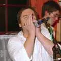 Mellis blues harp player Simon adds some harmonica, Most Haunted, and Music at Bar 13 and the Cherry Tree, Mellis - 26th November 2005