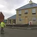 Signs of life as a builder walks past, Post-modern Alienation: Bleak House, a Diss Miscellany, Norfolk - 3rd December 2005