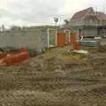 Tyre tracks, and half-finished garages, Post-modern Alienation: Bleak House, a Diss Miscellany, Norfolk - 3rd December 2005