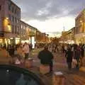 Standing on the sundial on New George Street, Uni: A Polytechnic Reunion, Plymouth, Devon - 17th December 2005