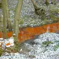 An iron-ore-tinged red stream, Walk Like a Shadow: A Day With Ray Mears, Ashdown Forest, East Sussex - 29th December 2005