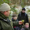 The uses of sphagnum moss are explained, Walk Like a Shadow: A Day With Ray Mears, Ashdown Forest, East Sussex - 29th December 2005