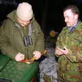 Ray signs an axe, Walk Like a Shadow: A Day With Ray Mears, Ashdown Forest, East Sussex - 29th December 2005