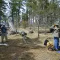 Milling around in the woods, California Snow: San Bernadino State Forest, California, US - 26th March 2006