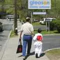 Phil takes Kai back from Karate class, Maplewood and Little-League Baseball, New Jersey - 29th April 2006
