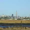 Empire State from the New Jersey Turnpike, Phil and the Fair Harbor Fire Engine, Fire Island, New York State, US - 30th April 2006