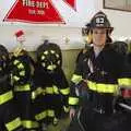 Phil in his gear, Phil and the Fair Harbor Fire Engine, Fire Island, New York State, US - 30th April 2006