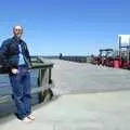 Phil on the pier, Phil and the Fair Harbor Fire Engine, Fire Island, New York State, US - 30th April 2006