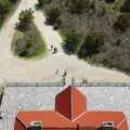 Looking down on the rooftops below, Phil and the Fair Harbor Fire Engine, Fire Island, New York State, US - 30th April 2006