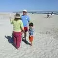 On the beach, Phil and the Fair Harbor Fire Engine, Fire Island, New York State, US - 30th April 2006