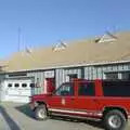 Back at Fair Harbor Fire, Phil and the Fair Harbor Fire Engine, Fire Island, New York State, US - 30th April 2006