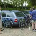 Marc sorts bikes out, The BSCC does The Pheasant Hotel, Kelling, Norfolk - 6th May 2006