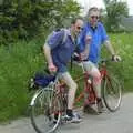 DH and Marc on the tandem, The BSCC does The Pheasant Hotel, Kelling, Norfolk - 6th May 2006