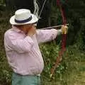 A man called horse shoots for the golden shot, The Village Fête, Yaxley, Suffolk - 18th June 2006