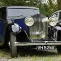 Vintage Rolls-Royce in the car park, The Village Fête, Yaxley, Suffolk - 18th June 2006