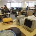 Nosher's desk is by the window, Qualcomm Moves Offices, Milton Road, Cambridge - 26th July 2006