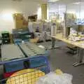 It's even more 'cable city' than the old office, Qualcomm Moves Offices, Milton Road, Cambridge - 26th July 2006