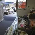 By the back door: a heap of crap, Qualcomm Moves Offices, Milton Road, Cambridge - 26th July 2006