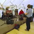 Max surveys the stage, The BBs Play Athelington Hall, Horham, Suffolk - 29th June 2006